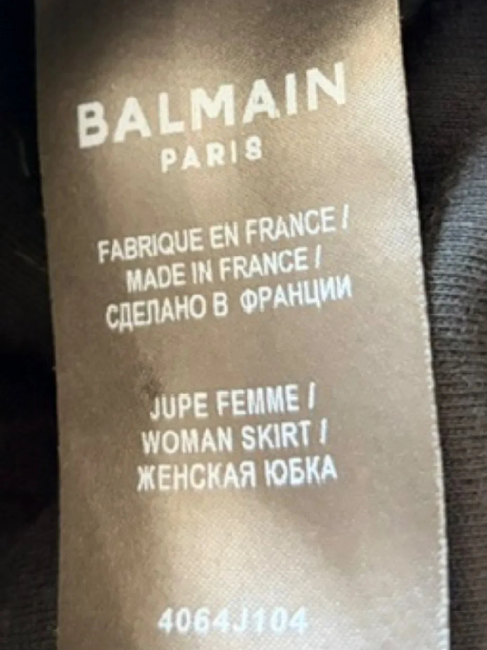 Balmain Matching Skirt Set
